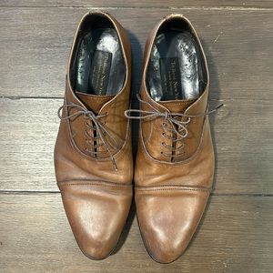 To Boot New York, Adam Derek Oxford Cognac Dress Shoes, Size 13